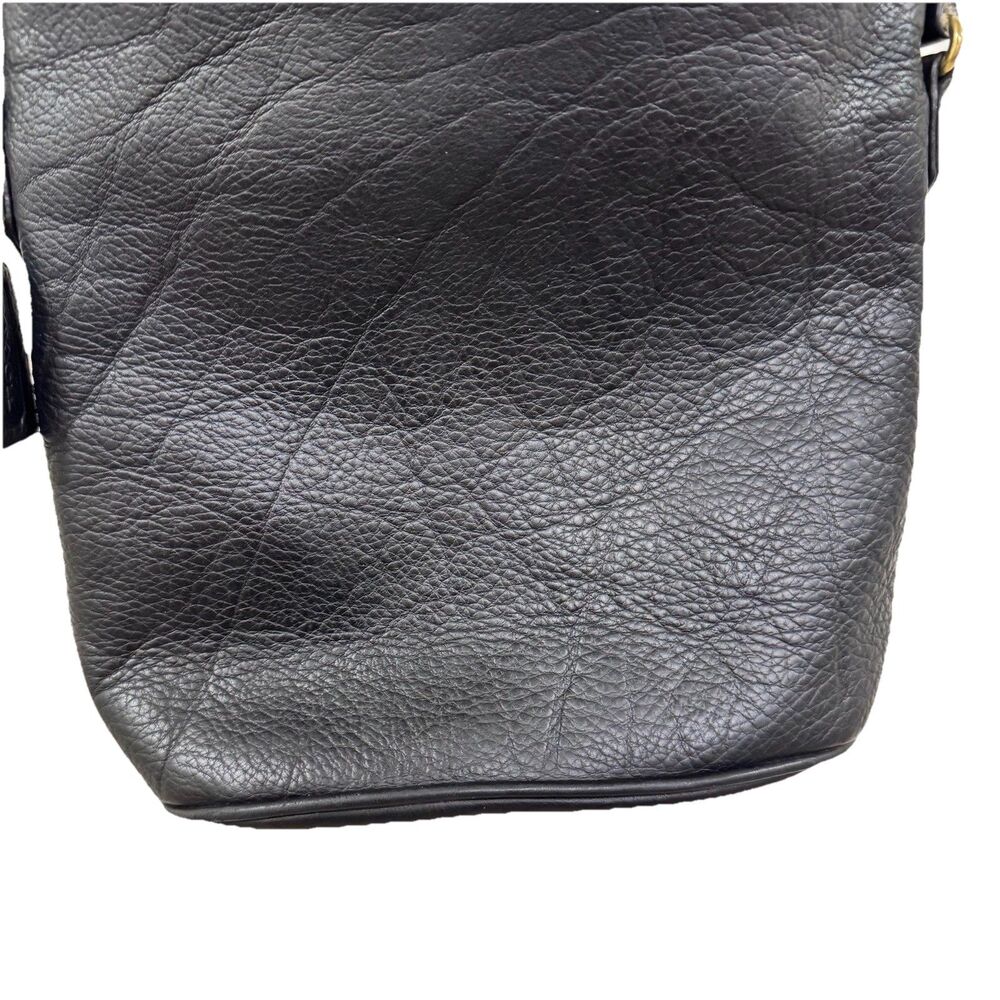 Coach Sonoma Bucket Bag 4907 Black Pebbled Leather Excellent Condition Vtg - Picture 3 of 13